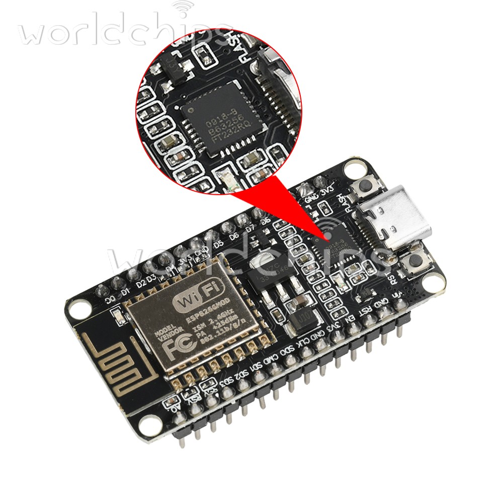 NodeMCU Lua V3 ESP8266 Serial WIFI Module FT232 Development Board TYPE-C