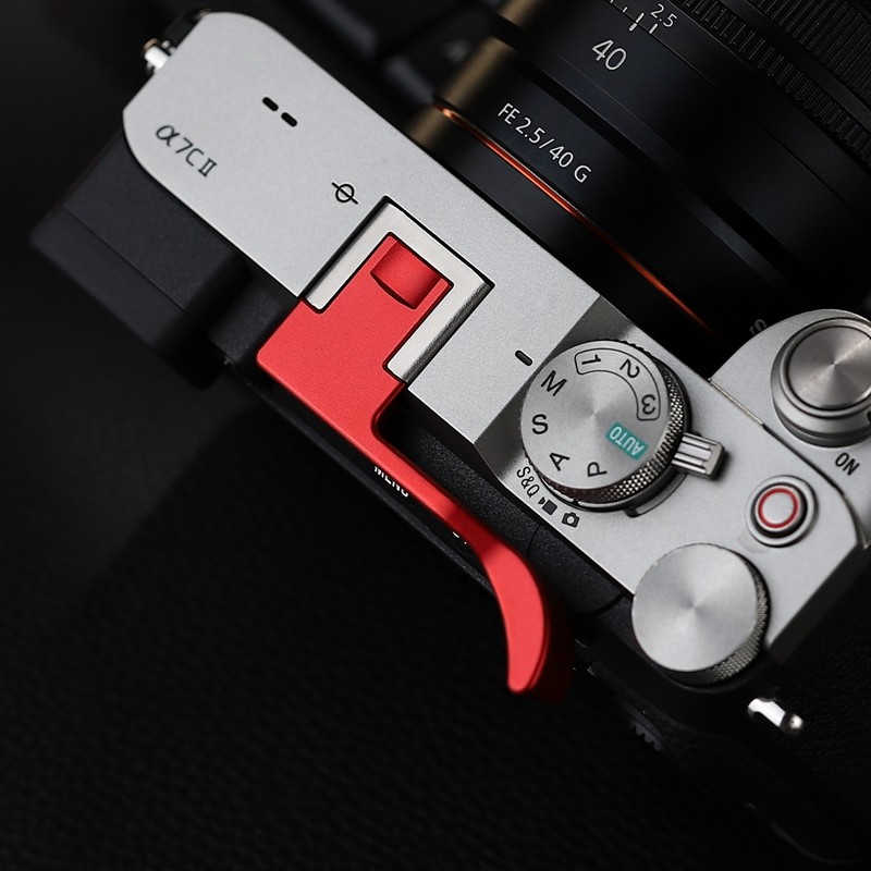 Haoge Thumb Hand Grip for Sony α7Cii,A7CR Camera Red THB-S7CR-R