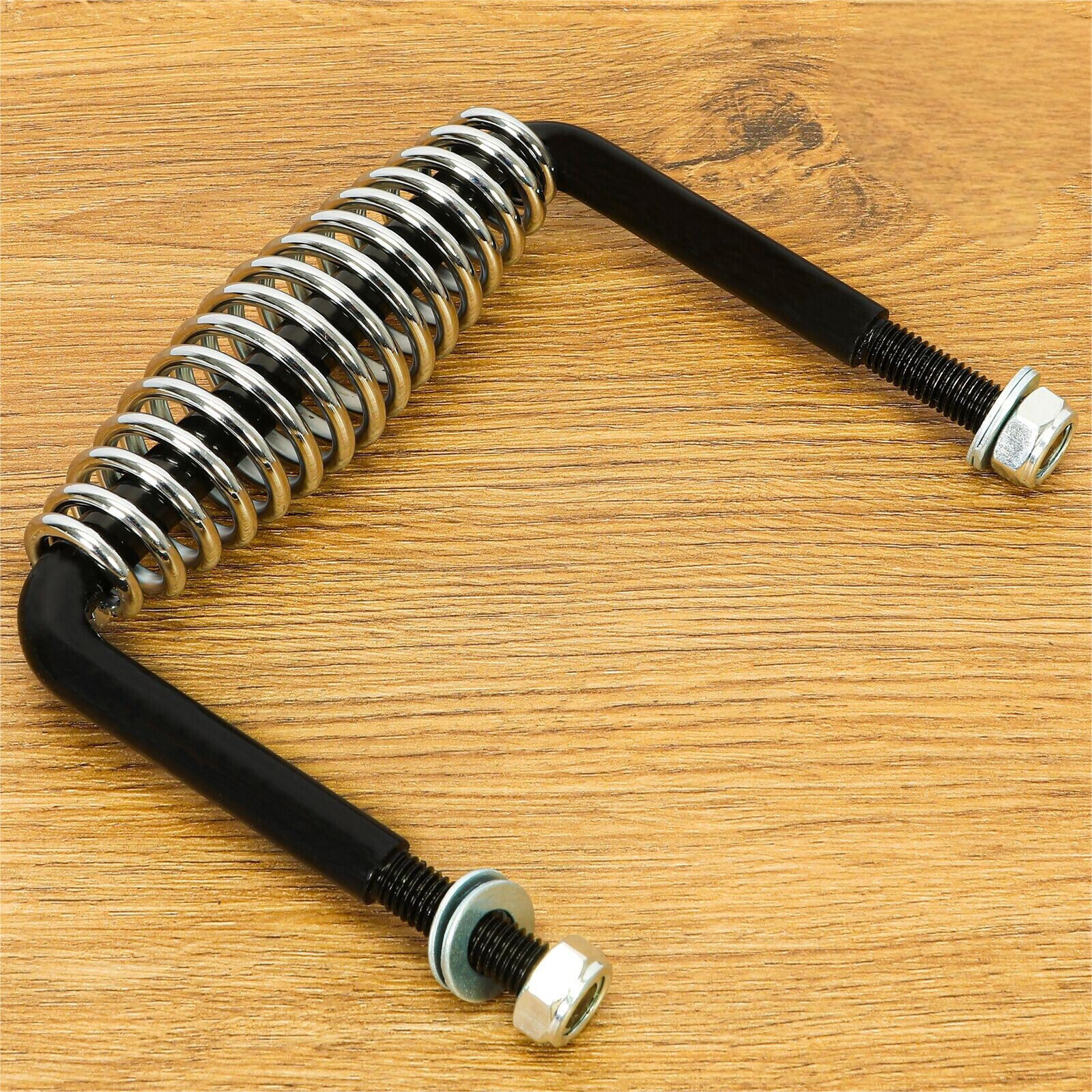 5" Spring Handle w/Mounting Bracket Tool For BBQ Grill Wood Furnace Stove Smoker