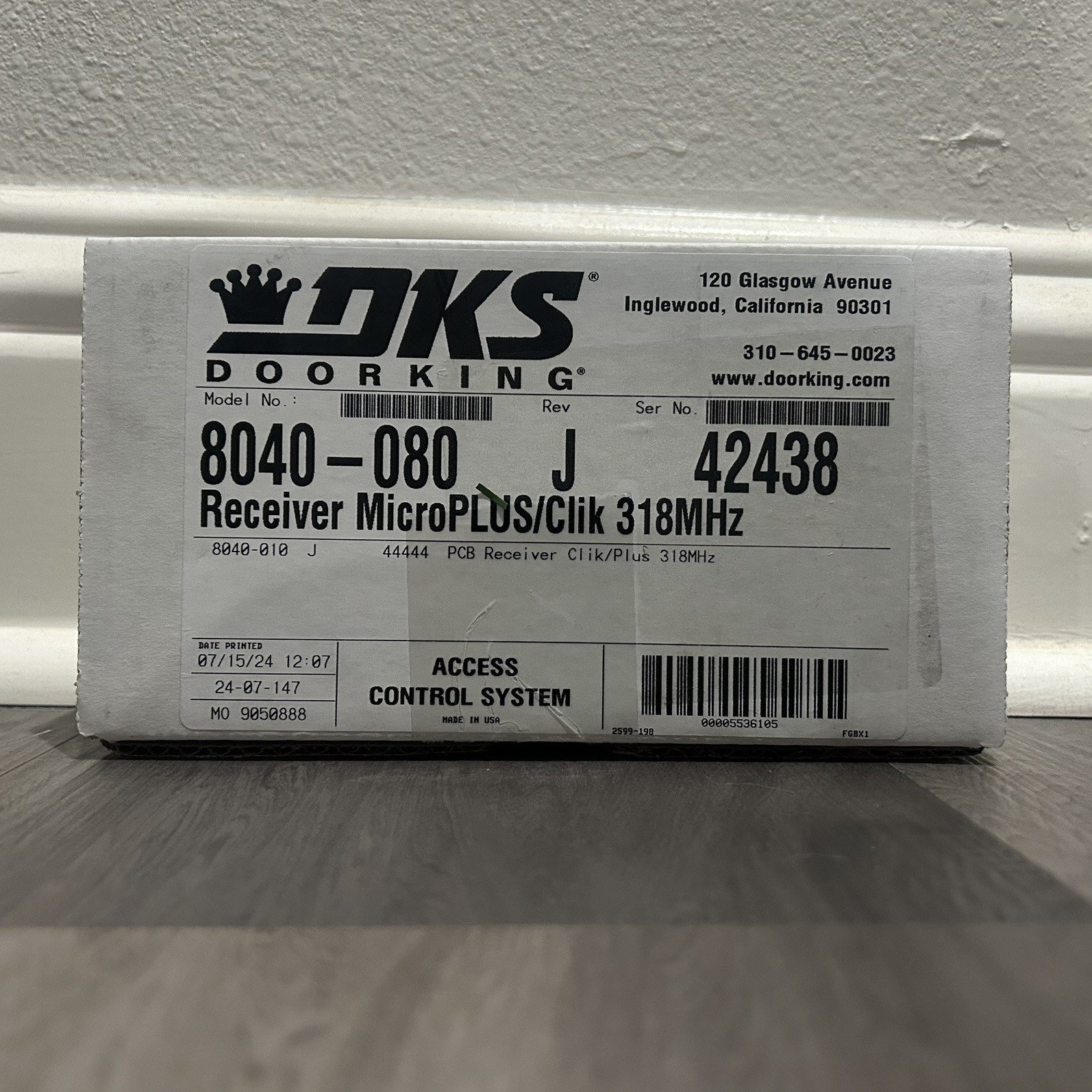 Doorking Multi-Purpose RF Receiver 8040-080 MicroClick, MicroPlus [CTLR]