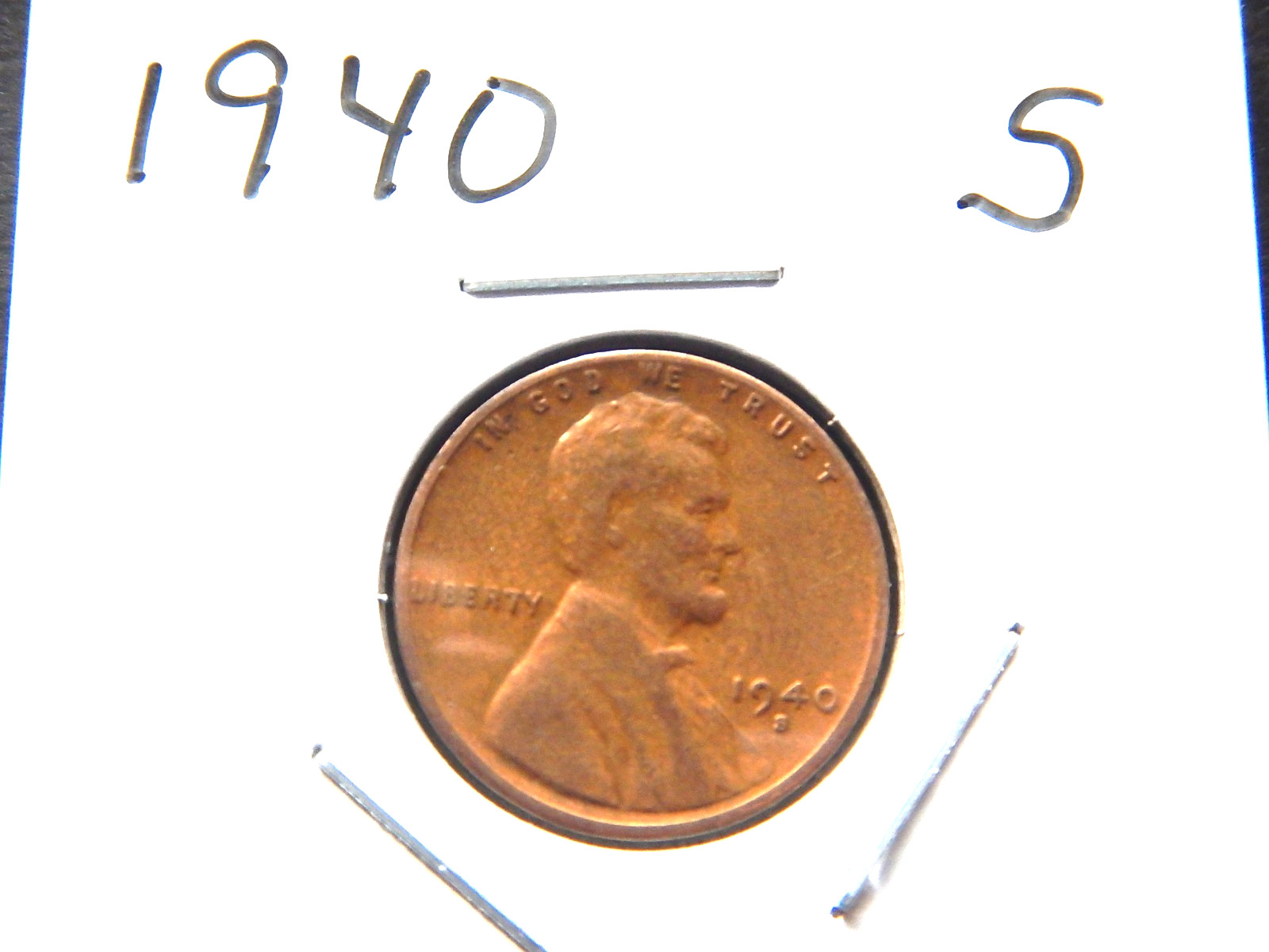 1940 (S) Lincoln Penny