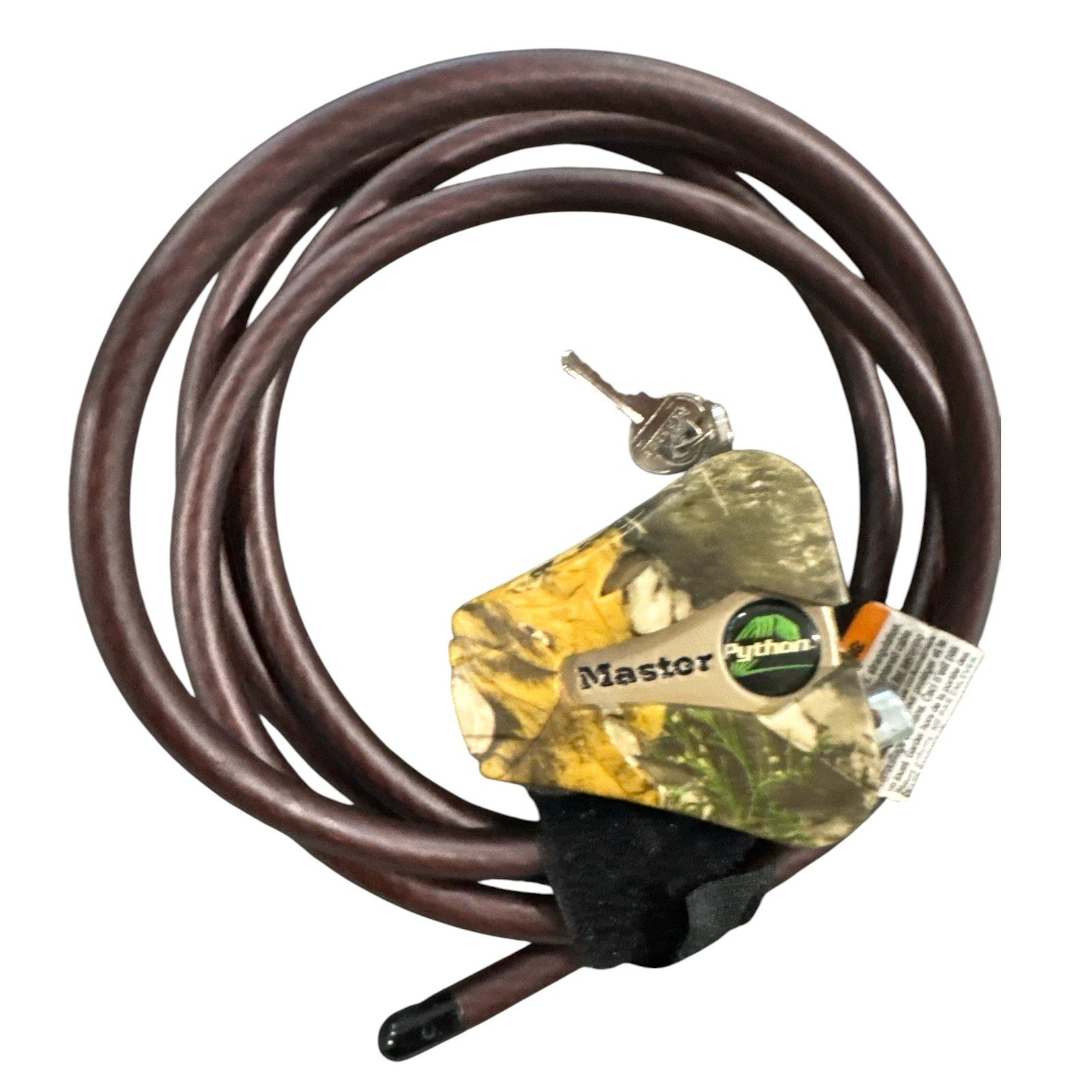 Master Lock Python Adjustable Locking Cable - Camo With Key Trail Cam Hunting