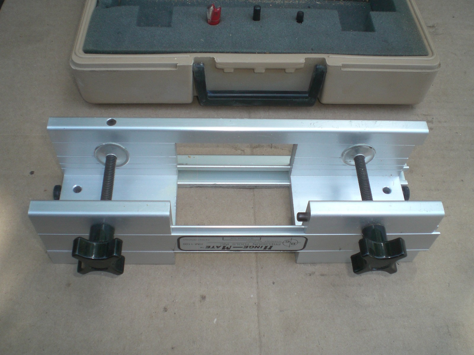 Hinge-Mate HM-1100 Door Hinge Template Jig Precision Tools Inc USA