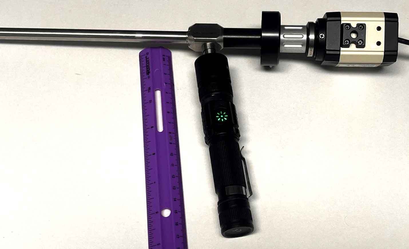 Rigid Endoscope HD 4K 8MP USB Video Camera Head+Coupler+Light Source+PC: R. Wolf