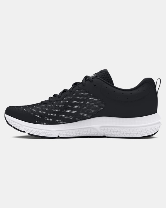 Under Armour Men's 10.5 UA Charged Assert 10 Running Shoes Black/White - 302617