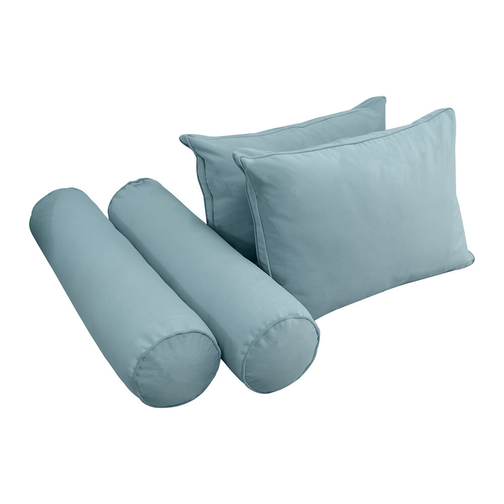 COVER ONLY Model V1 Twin Velvet Same Pipe Indoor Daybed Cushion Bolster - AD355