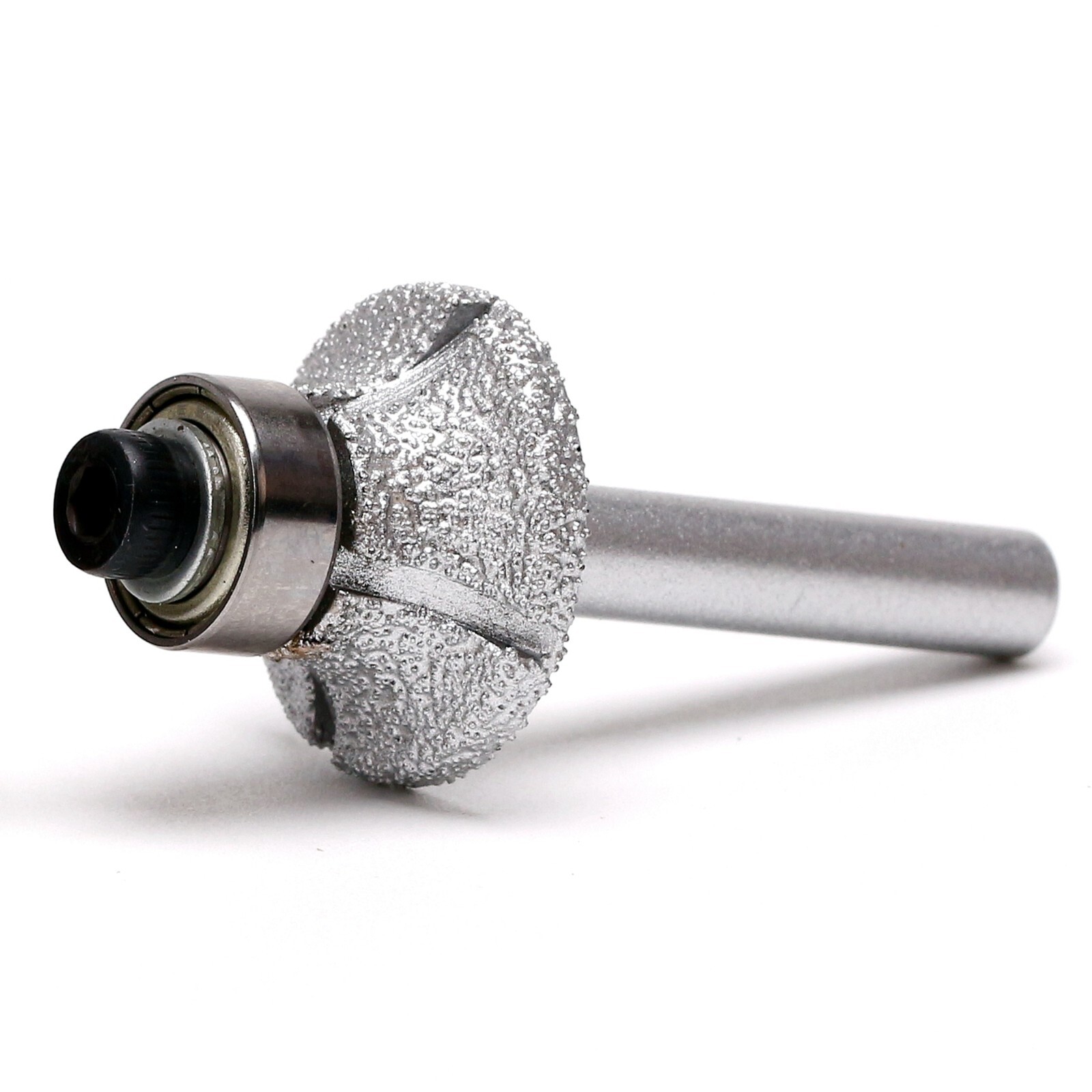 Diamond Router Bit Radius 6mm 1/4" Grit 60 Brazed Profile Wheel Tools For Stone