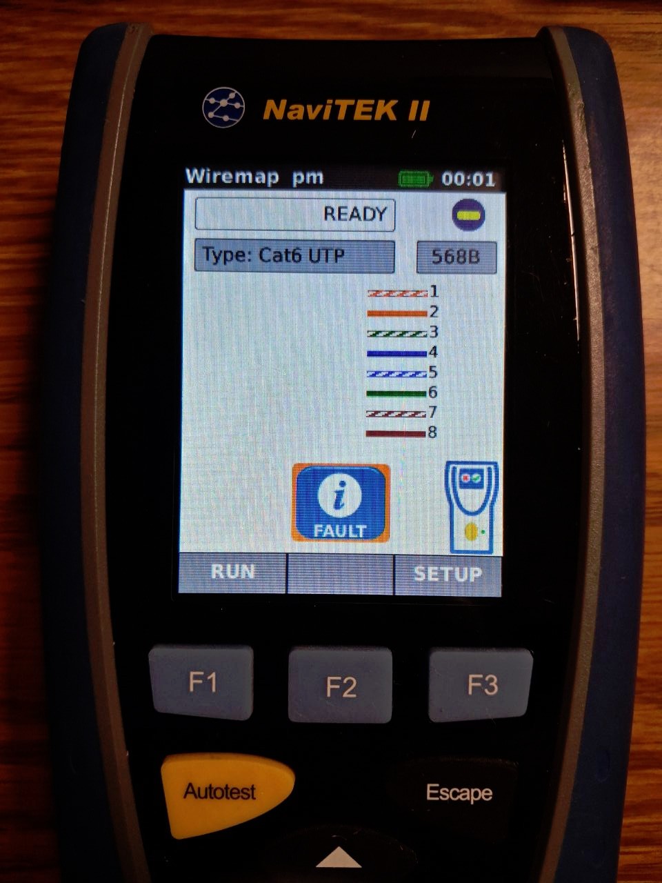 Trend Networks NaviTEK ll PLUS Network Cable Tester Wiremapping Copper/Fibre