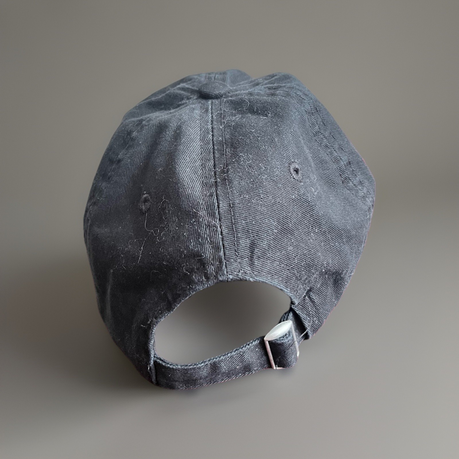 Grateful Dead Steal Your Face Logo Gray Adjustable Baseball Cap