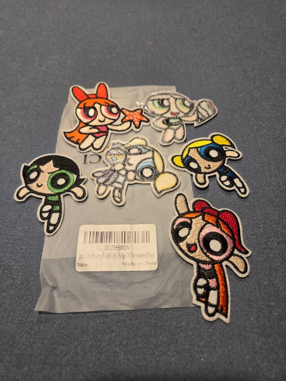 Segucci PowerPuff Girls Iron On patches - set of 6 patches
