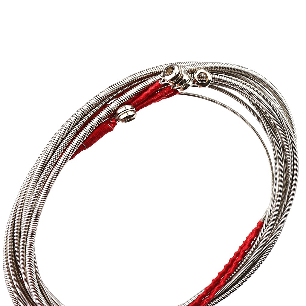 Chrome 4 String Guitar Bass Strings with Small Ball Ends Plated Bead Head