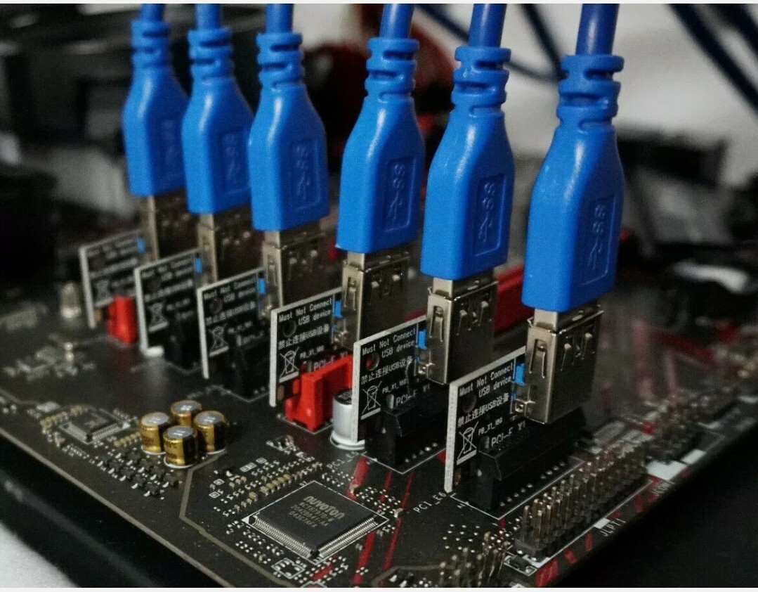 6 GPU Ethereum Open Air Mining Rig Kit – NO GPUs