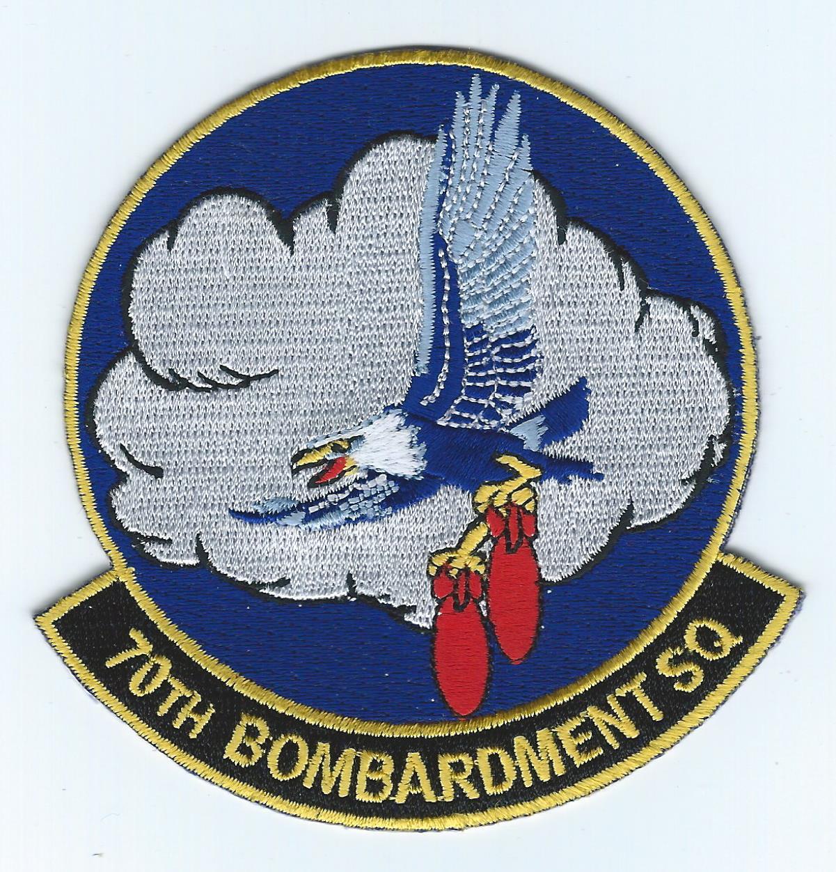 70TH FLYING TRAINING SQUADRON HERITAGE  patch