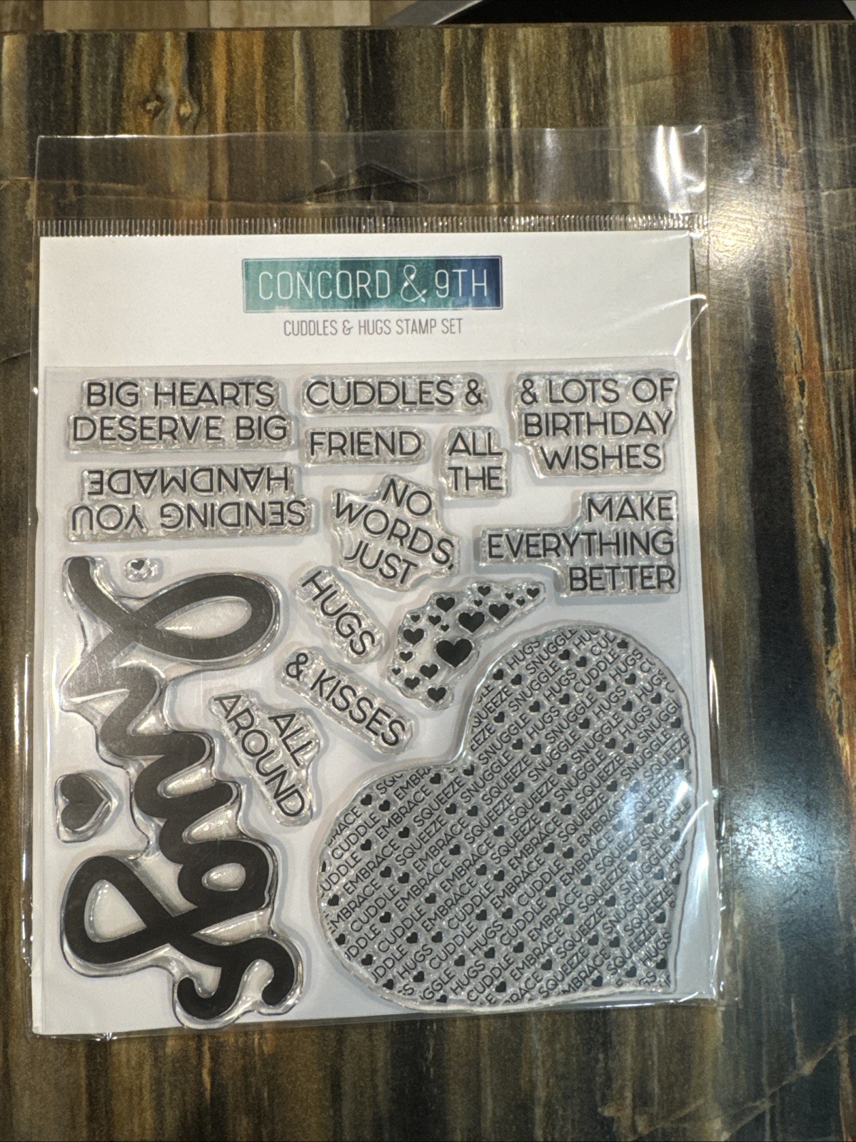 Concord And Ninth Cuddles And Hugs Stamp Set