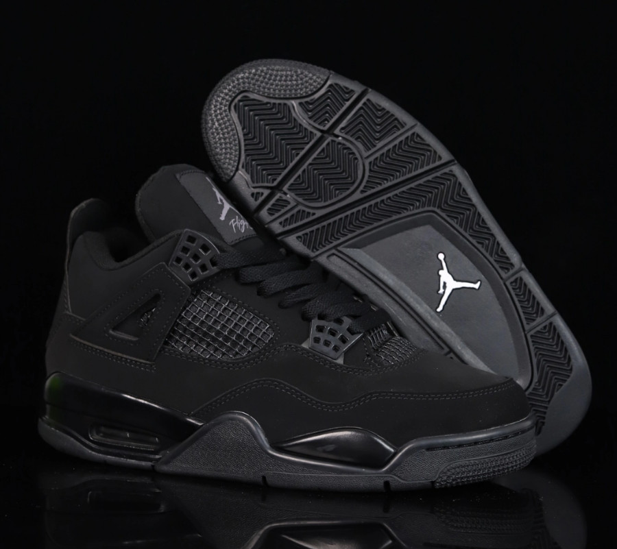 Jordan 4 Retro "Black Cat" Men's Basketball Shoes Mid Top Us Size 7-12