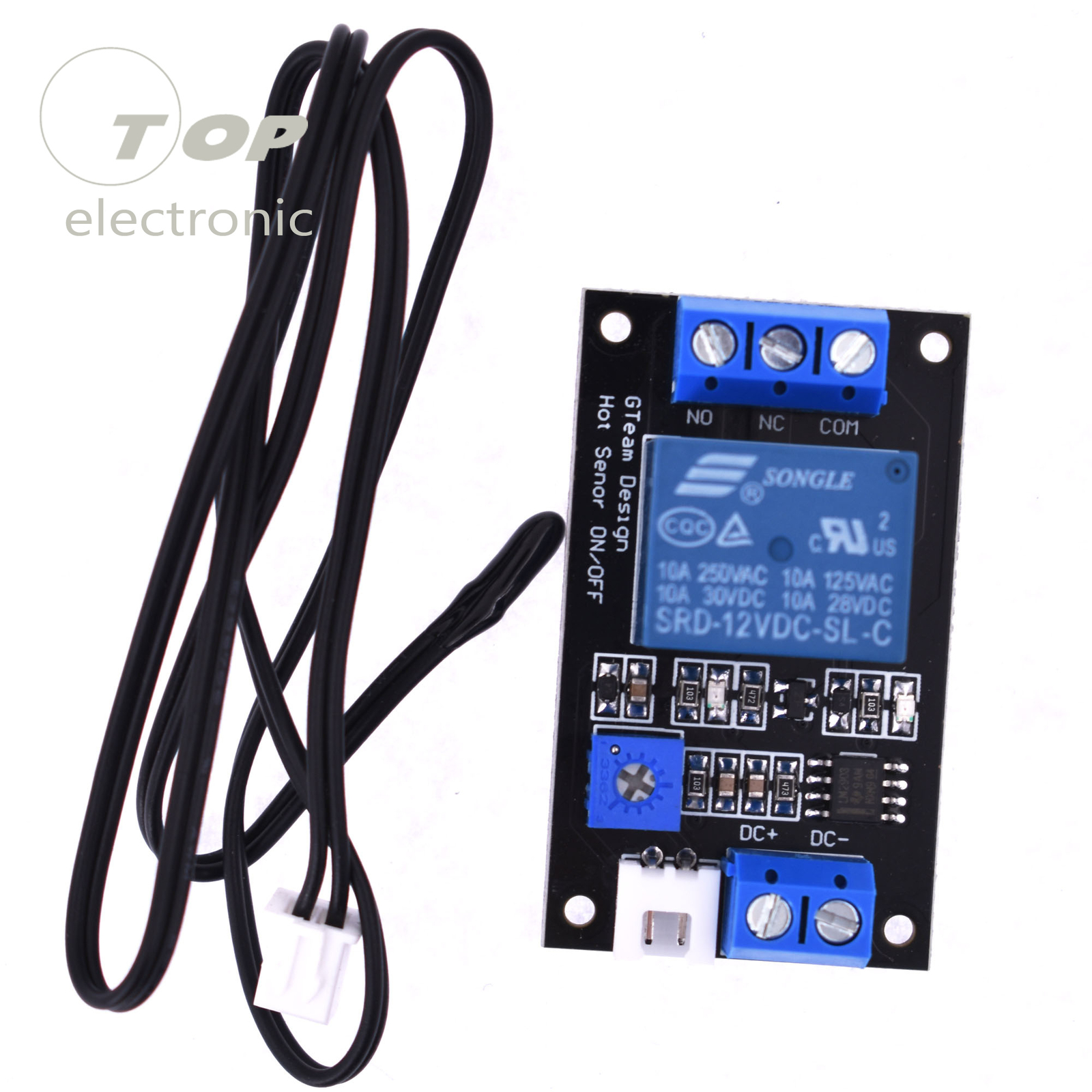 Control Switch 12V 1Channel Thermistor Relay Sensor Temperature Detection Module