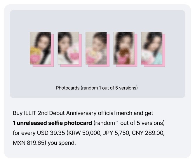 [Pre-Order] ILLIT 2nd Debut Anniversary Official Merch.