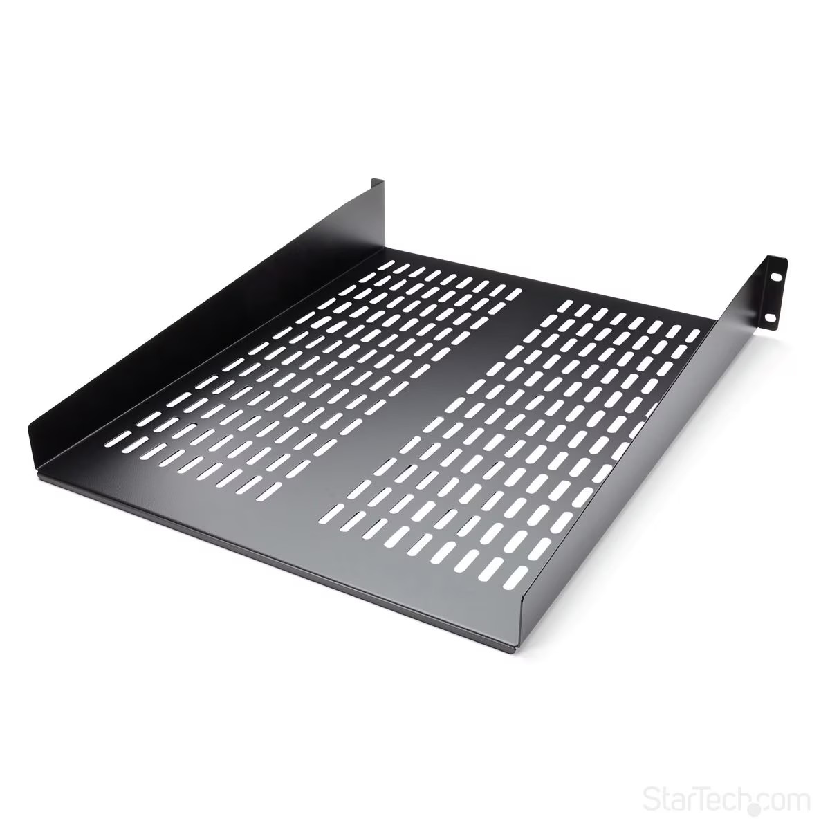 StarTech 2U 22in Vented Fixed Server Rack Cabinet Shelf - 50lbs