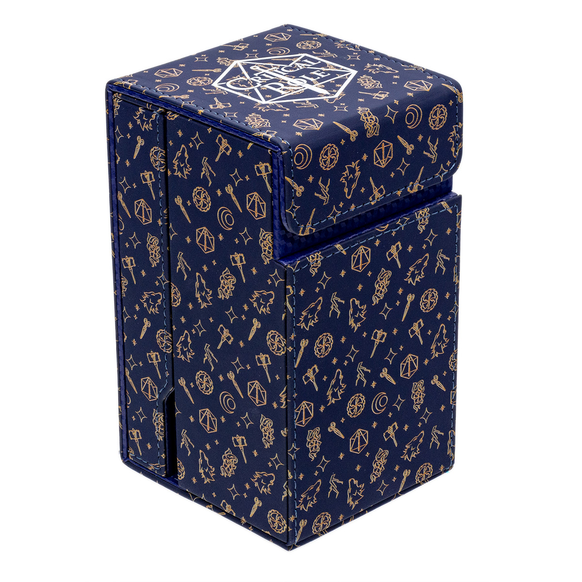 Critical Role Bells Hells Pattern Printed Leatherette Dice Tower Storage Case