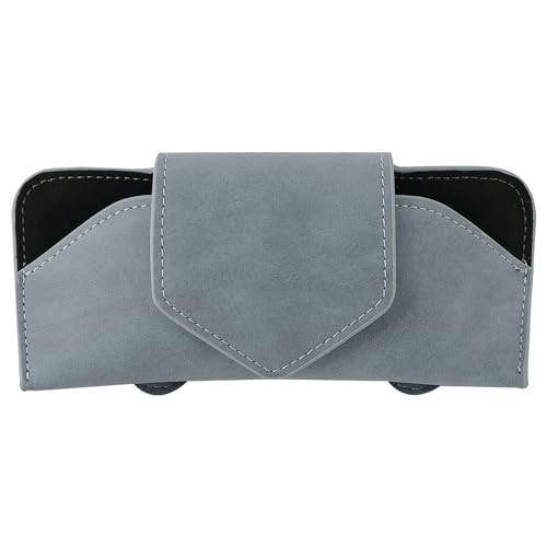 Sunglass Holder for Car Visor Car Sunglass Holder Glasses Holder 01 Blue Gray