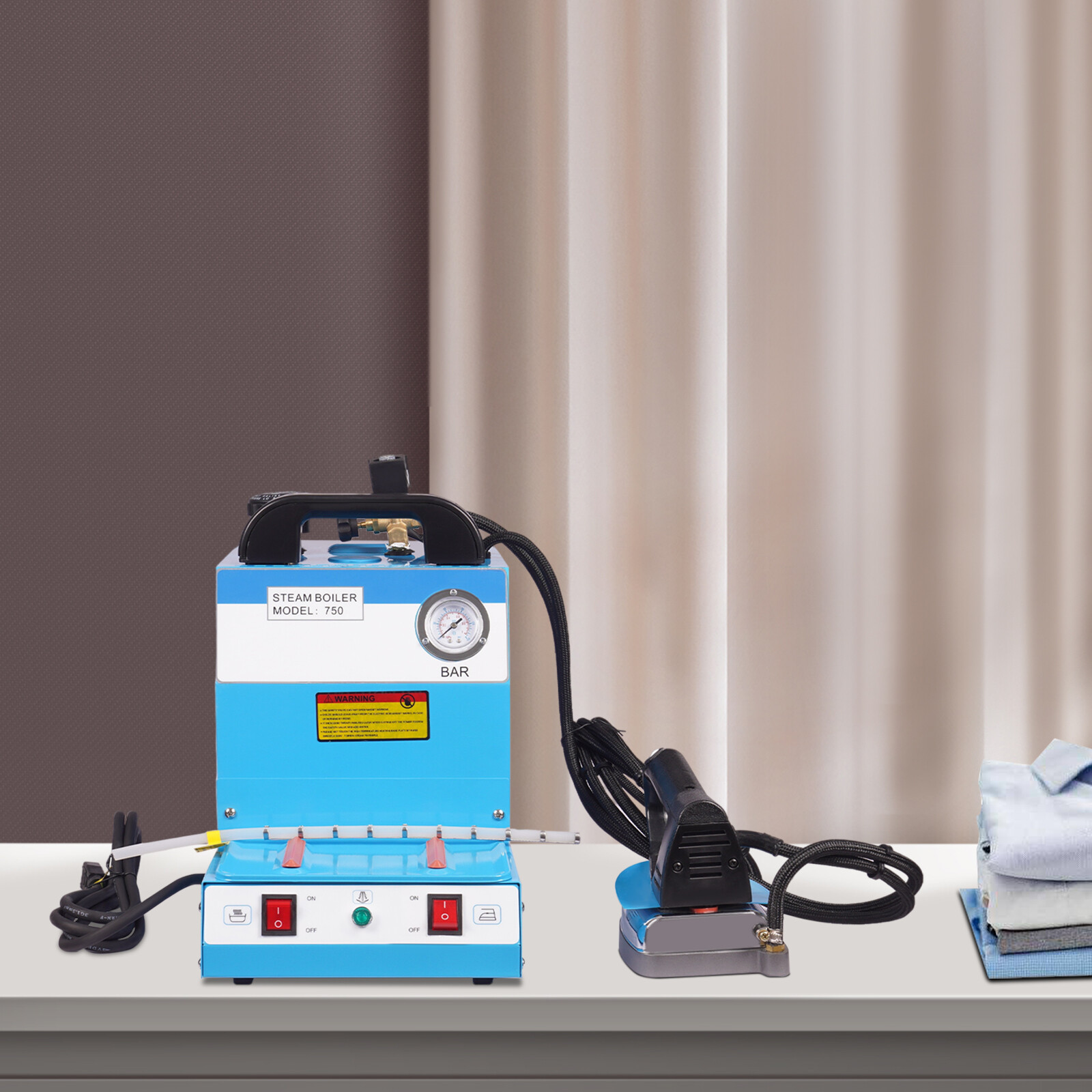 110V Commercial Electric Steam Iron Electric Iron Boiler Countertop Steam Iron