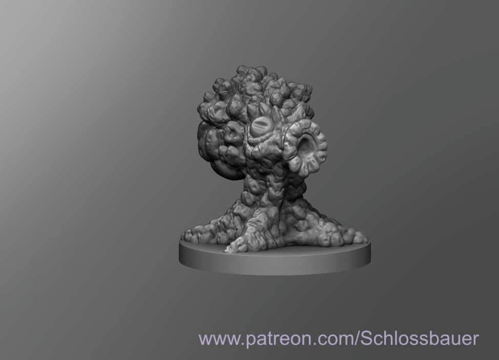 Octorok Creature Monster Manual 28mm Scale DND D&D Zelda Tabletop Miniature