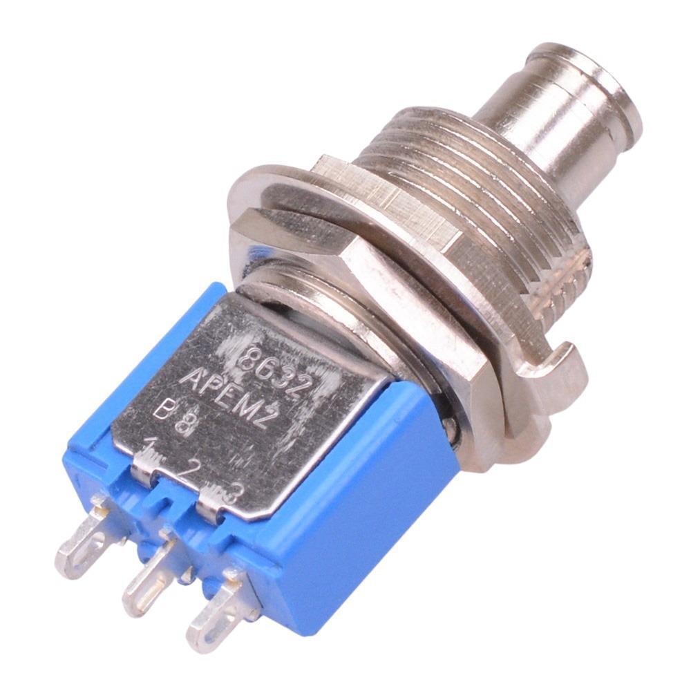 8632A-6X718 APEM On-(On) Momentary Mini Push Button Switch SPDT 4A 30VDC APEM