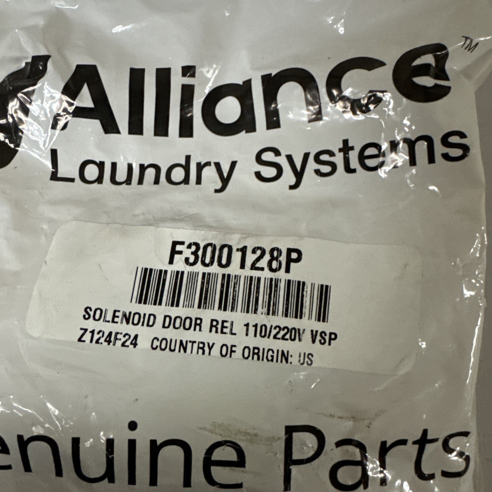 Speed Queen Deltrol Controls NEW Alliance F300128P Solenoid Door Lock