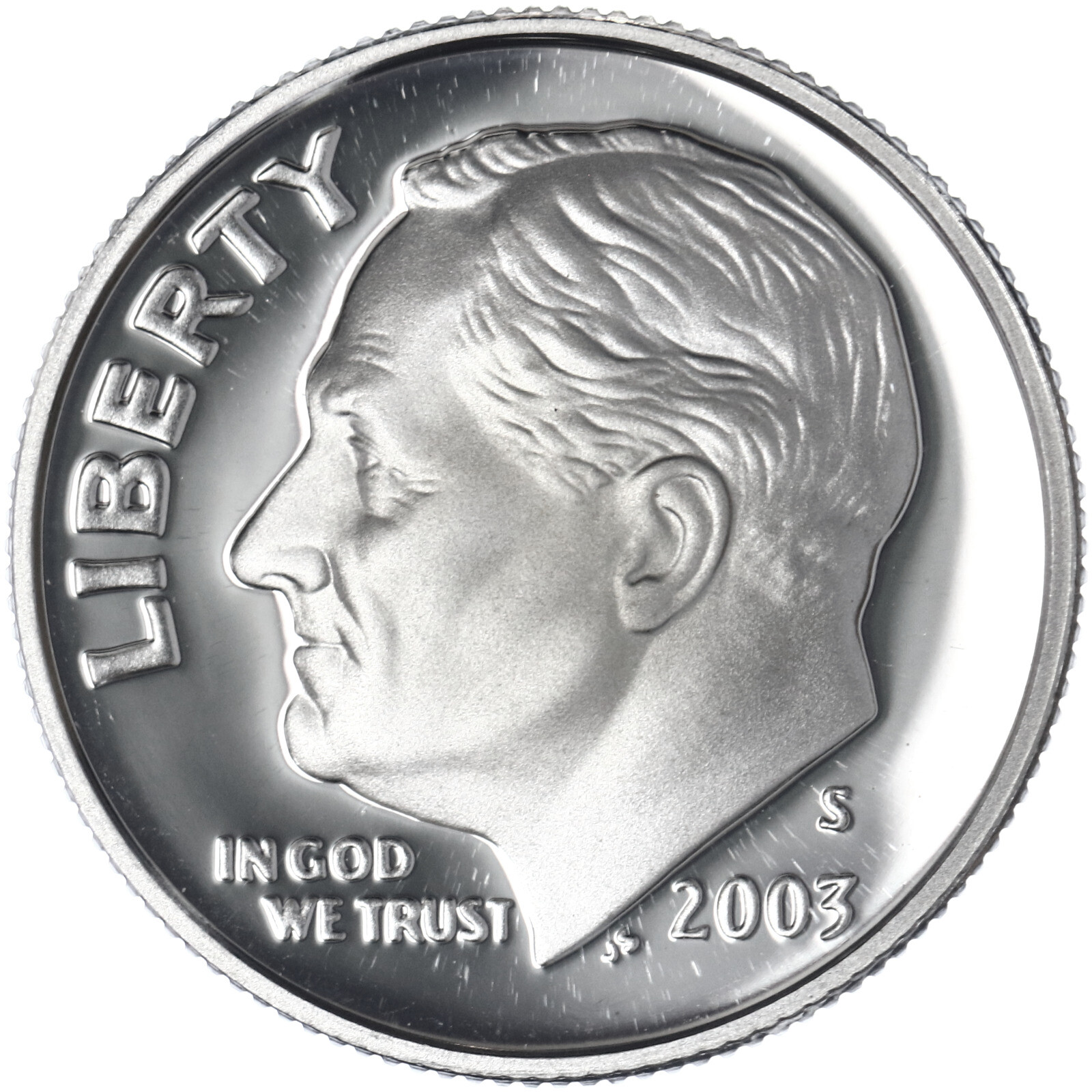 2003 S Roosevelt Dime Gem DCam Proof 90% Silver