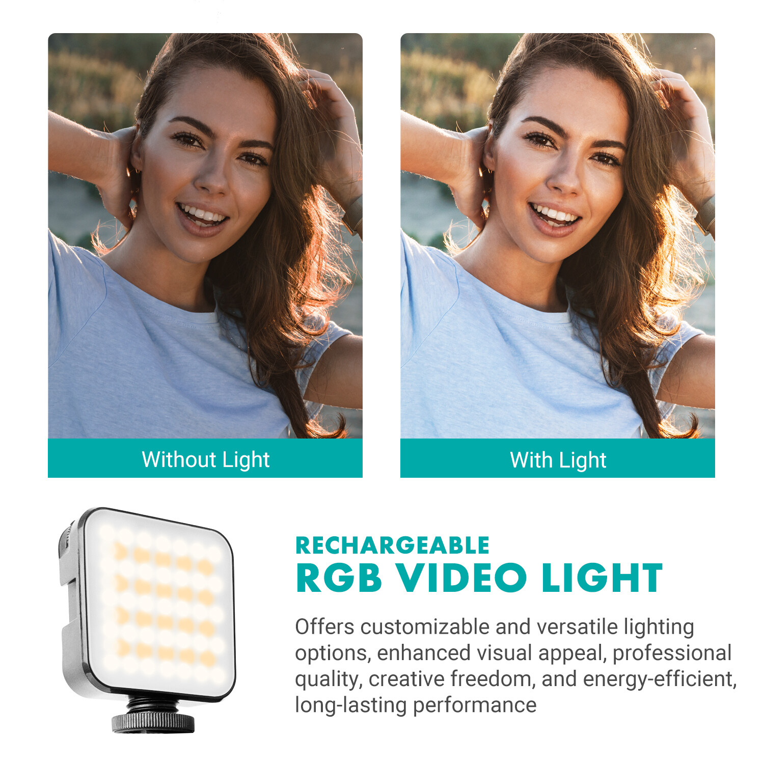 iVlogger-PRO Vlogging Kit with Full Tripod for iPhone/Android