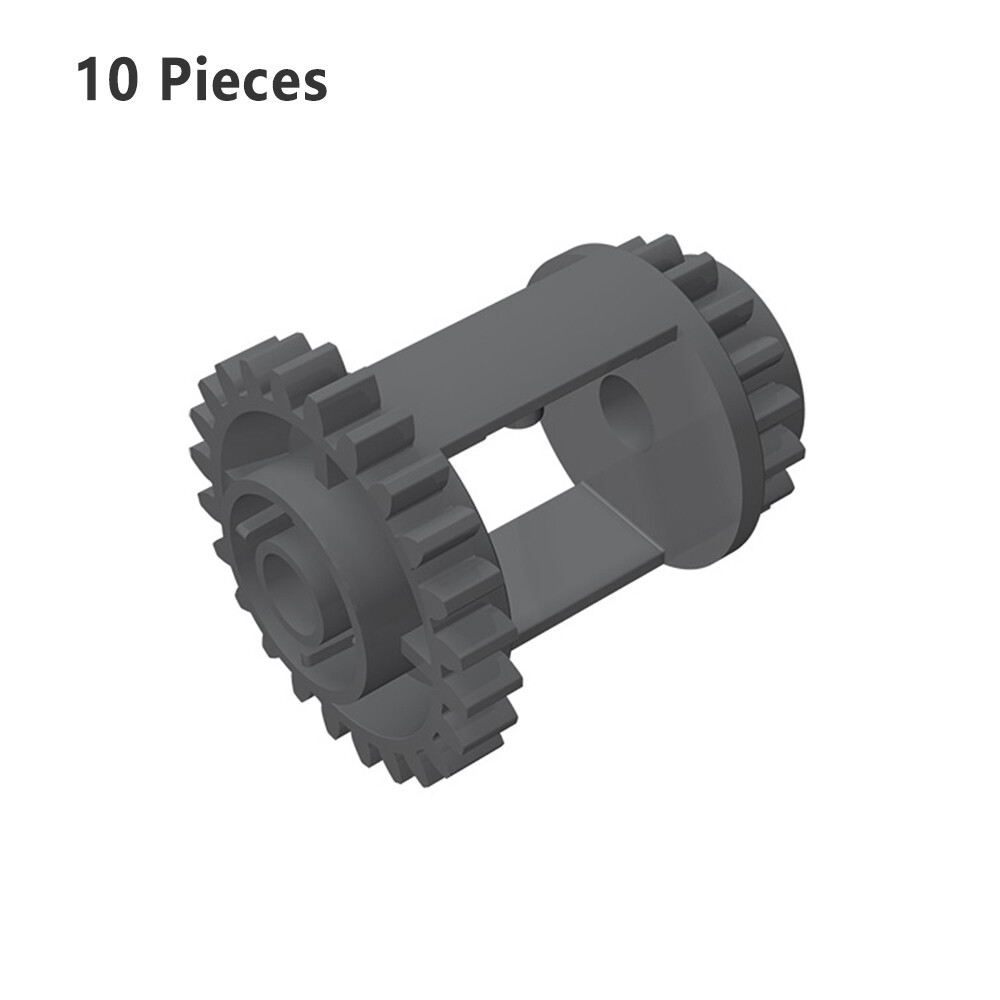10Pack RED 6573 Technic Gear Differential, 24 -16 Teeth Differential Gear Casing