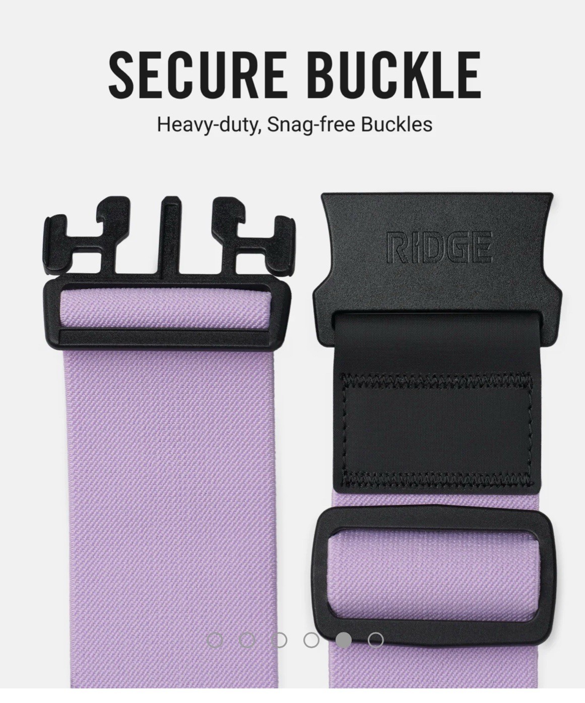 RIDGE Luggage Strap - LAVENDER - New