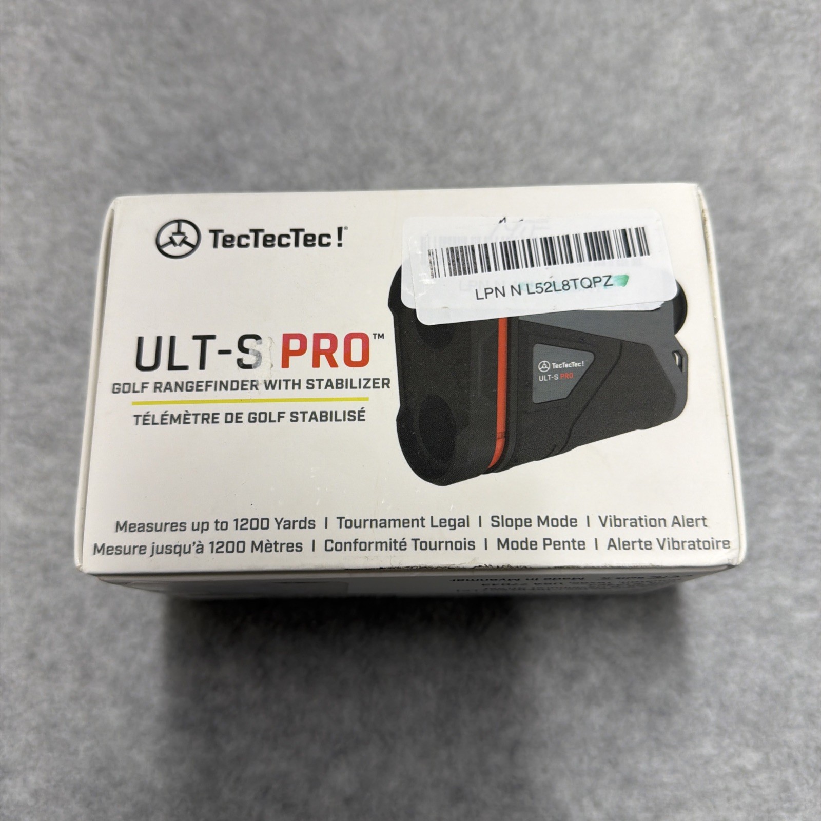 TecTecTec ULT-S Pro with Stabilization Golf Rangefinder with TOLED Display