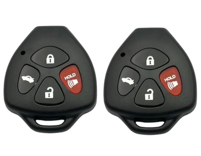 Keyless Entry Remote Key Housing Replacement for Toyota Avalon 4 button 2 pcs