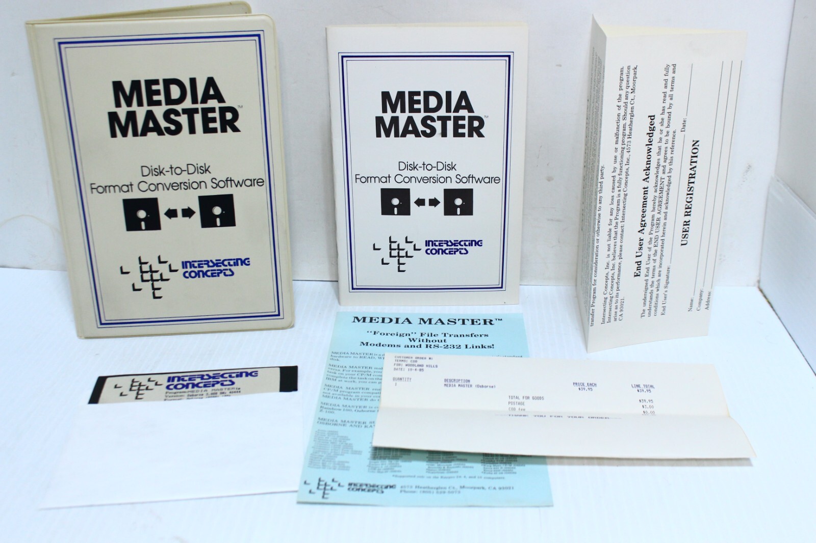 Vintage Osborne 1 Computer Media Master CP/M File Conversion Software TESTED