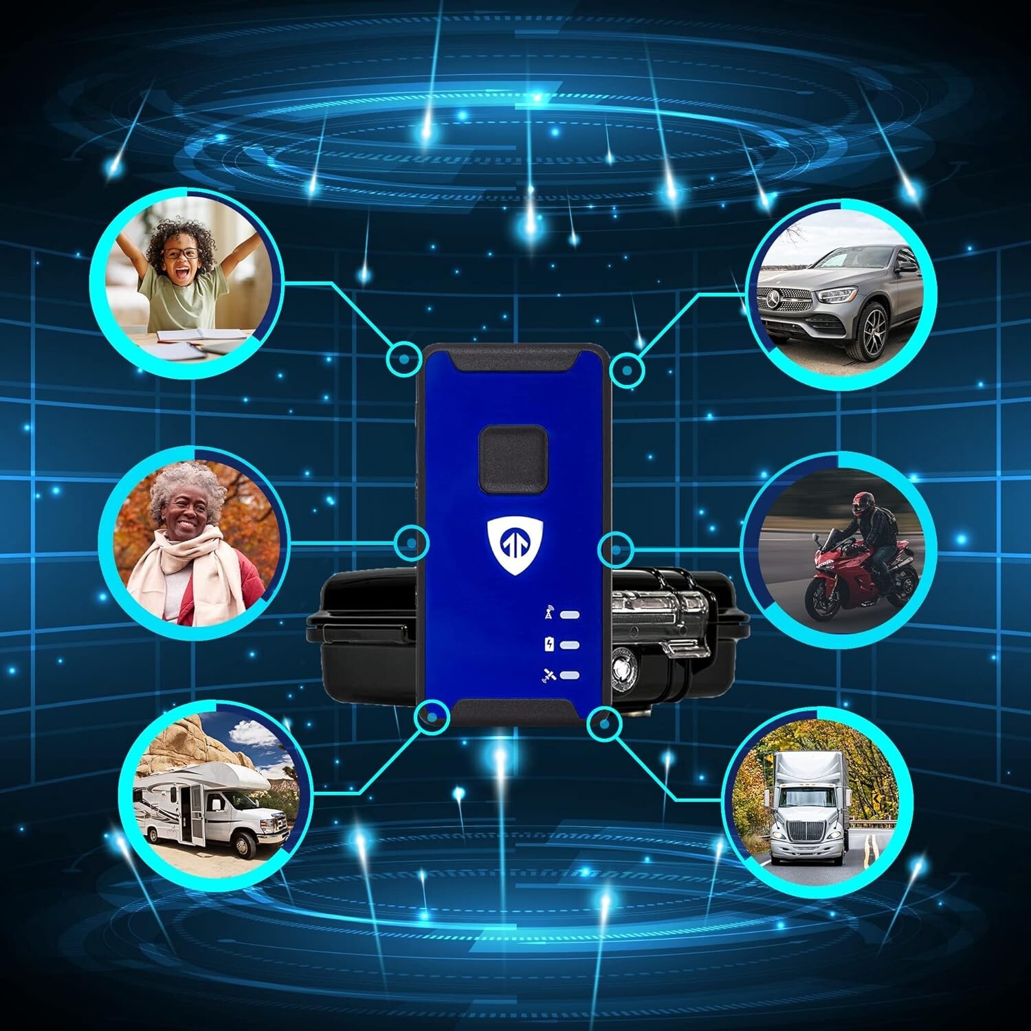 GPS Car Tracker - Hidden Tracker for Vehicles - Long Lasting Battery 140-Day ...