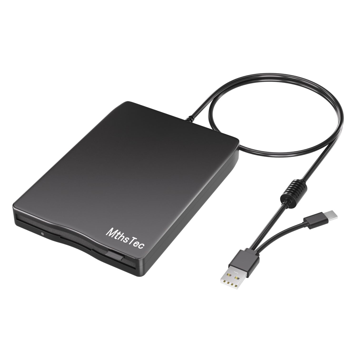 USB Floppy Drive 3.5" External USB Type-C 1.44 MB FDD for Windows XP to 11