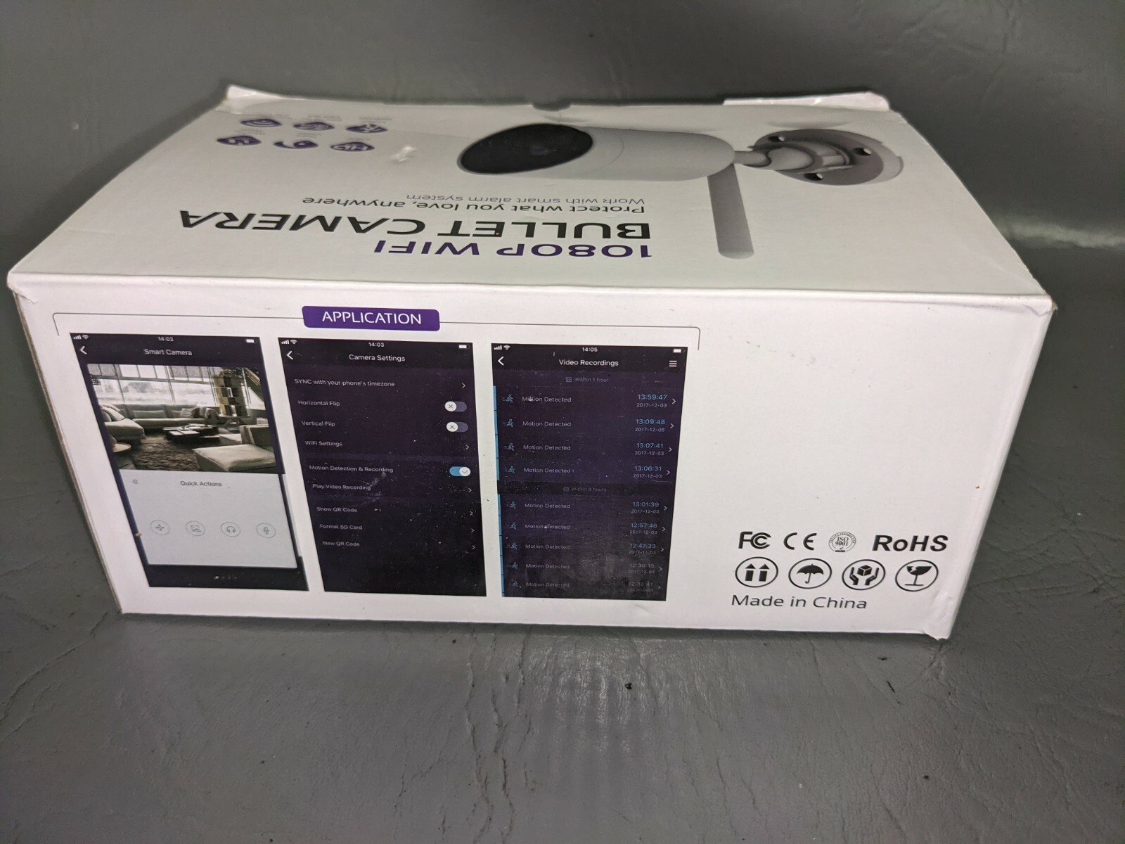 NEW iGet Security Wifi 1080p Outdoor Security Camera App Control 232