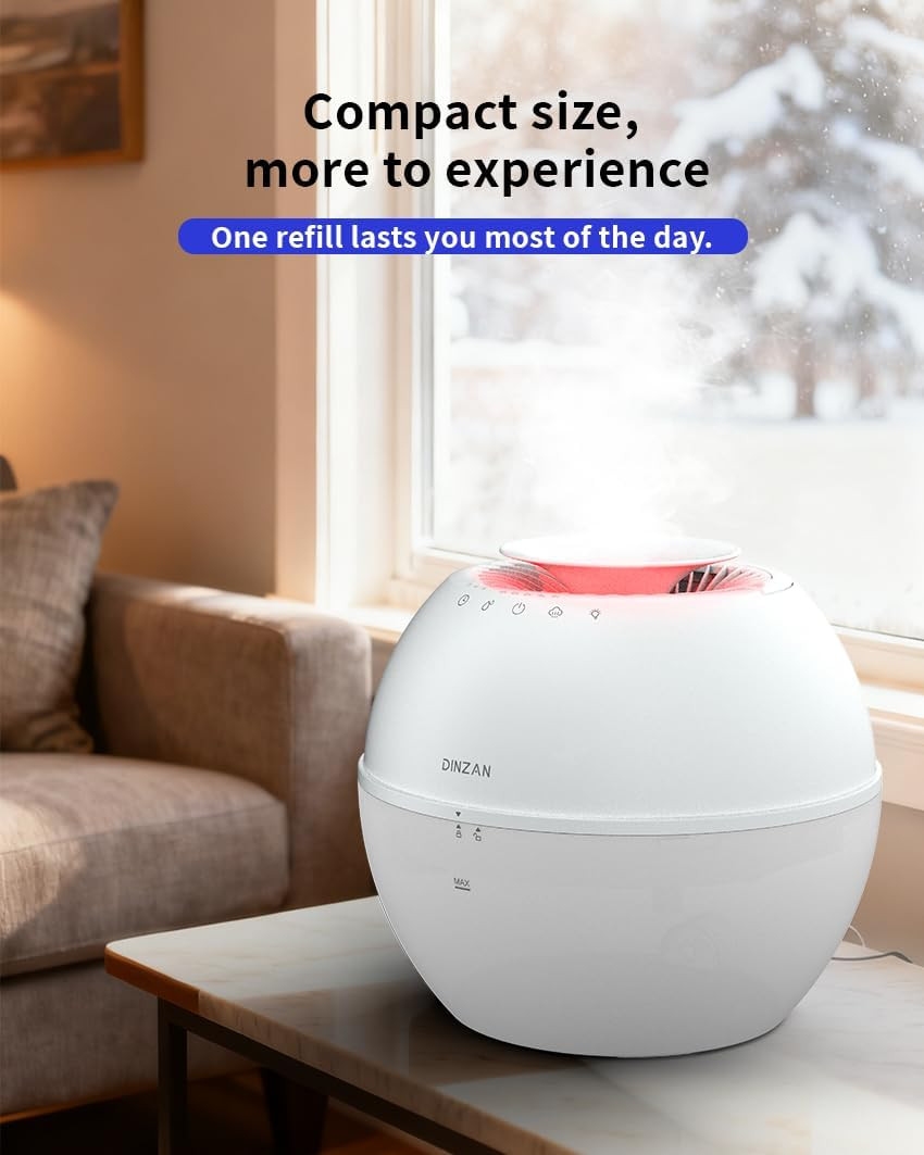 2-in-1 Humidifier & Dehumidifier with 152Oz Tank, LED & Timer Features