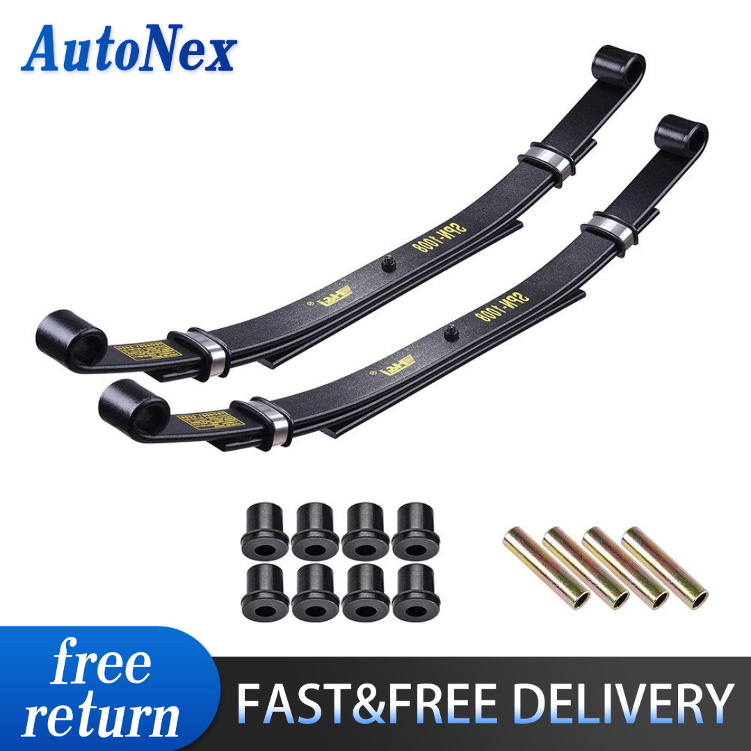 Rear Leaf Spring Replacement 3-Leaf Steel Suspension for Club Car DS 81+
