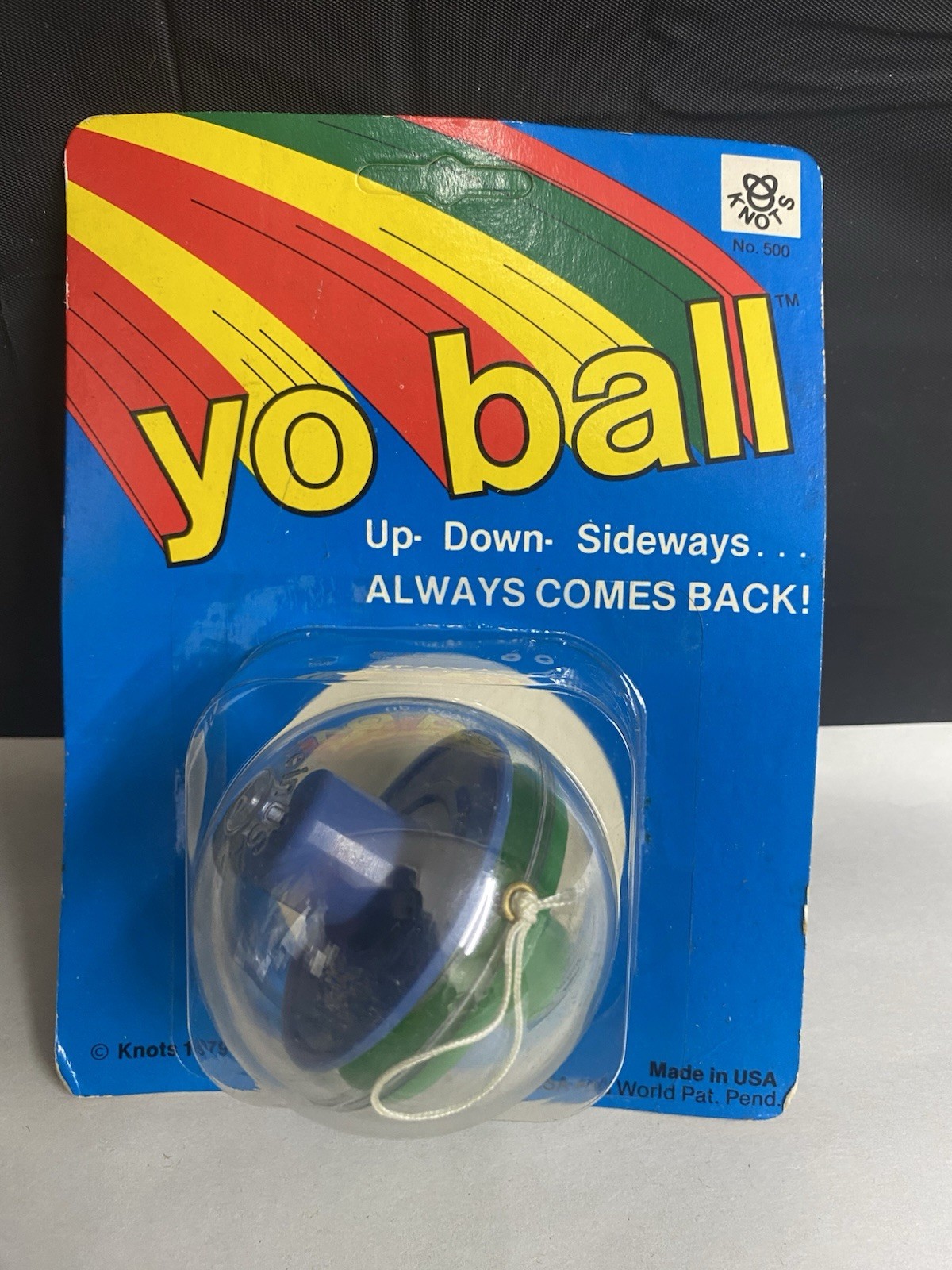 1970s YO BALL YO-YO by  Knots Sealed  Old Store Stock RARE