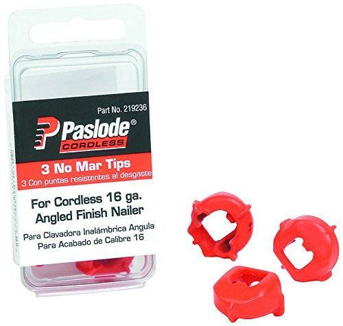 Paslode 219236 16-Gauge Angled Finish Nailer No-Mar Tips