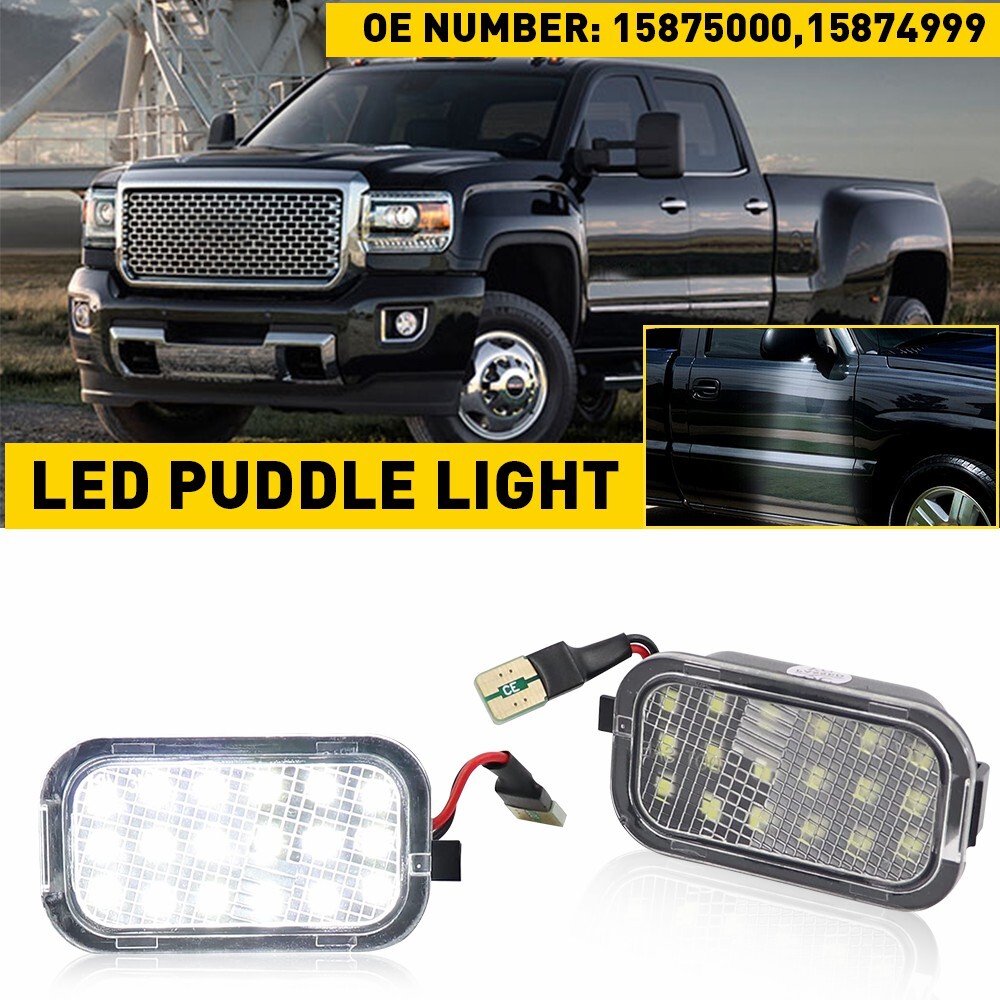 LED Side Mirror Puddle Light Assembly for 2007-2013 Cadillac Escalade EXT Base