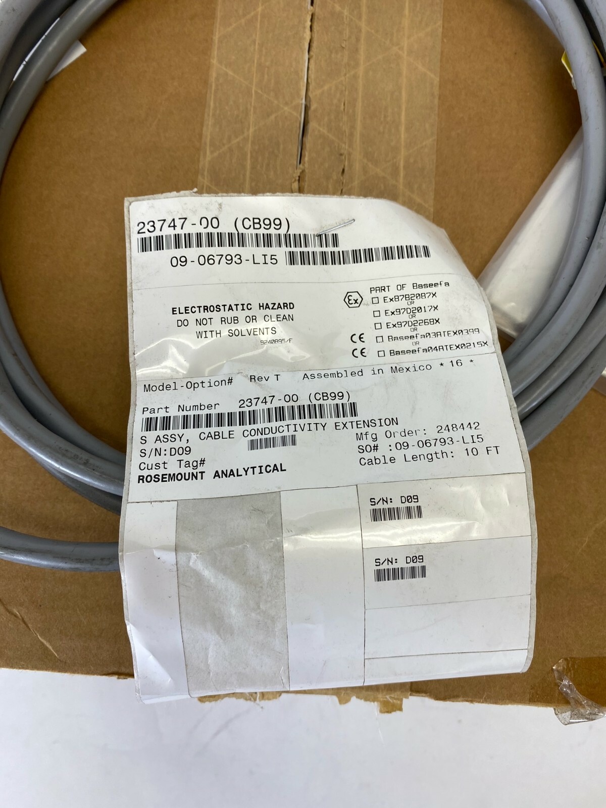 Rosemount Contacting Conductivity Sensor 0400-12-60