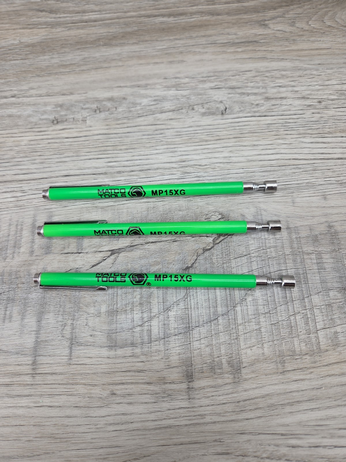 Lot Of 3 MATCO Tools MP15XG Pocket Telescoping Magnetic Pickup Tool 2lb Lifting