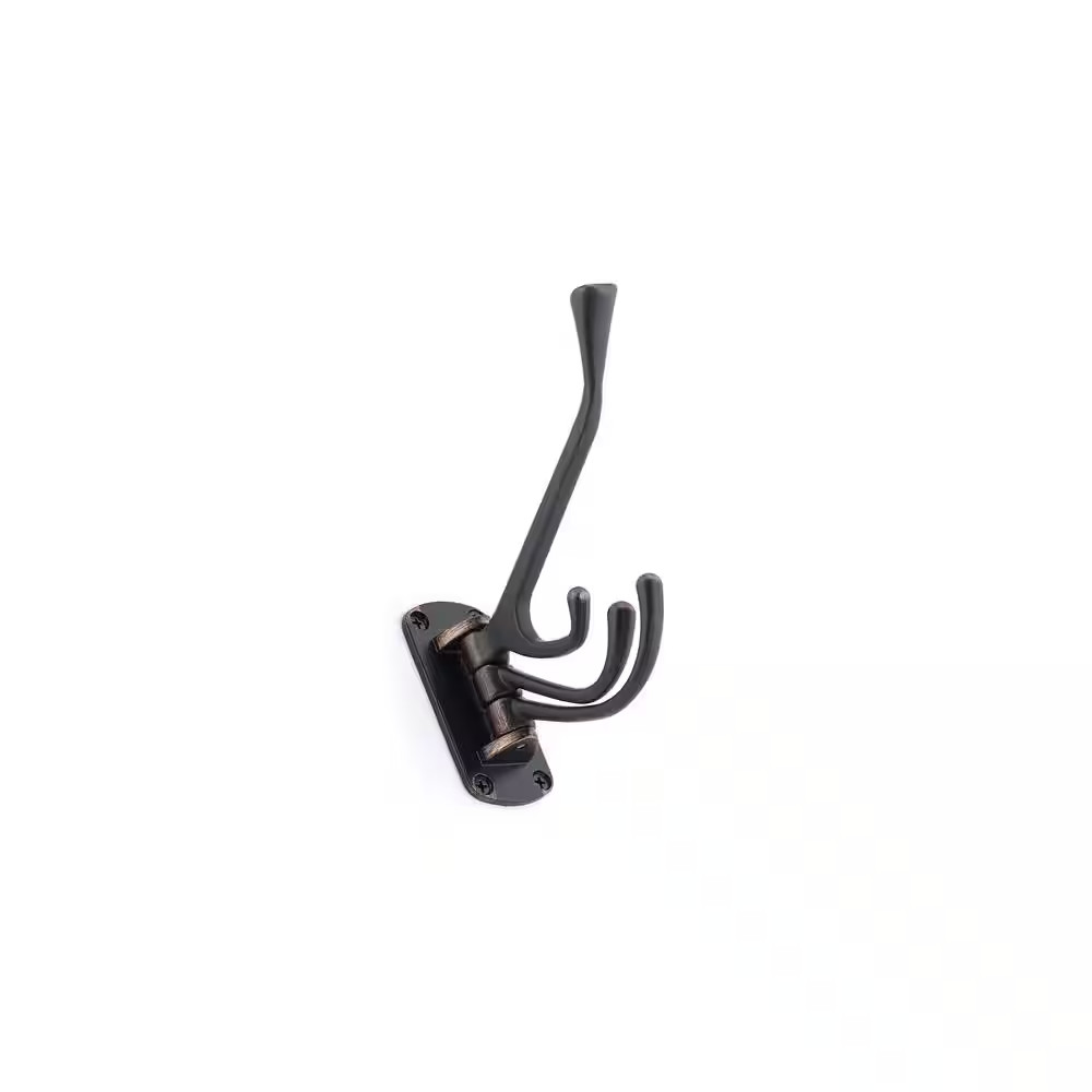 4-13/16 In. (123 Mm) Brushed Oil-Rubbed Bronze Utility Wall Mount Swivel Hook