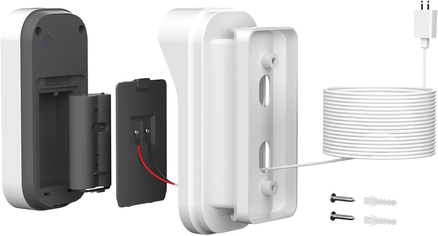 20FT/6M Power Adapter Kit for Myq Smart Garage Video Keypad,Weatherproof Chargin