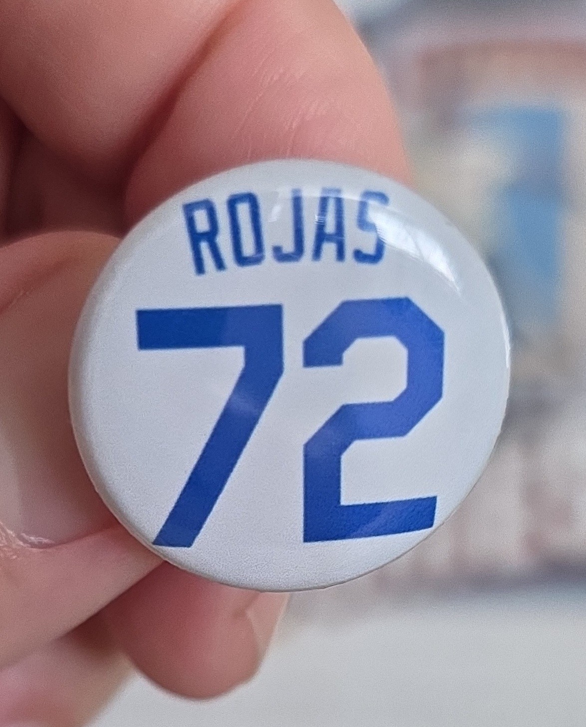Miguel Rojas ("Mr. Game 7") 1" Hat Pin, Button, Dodgers, baseball, mlb,Tie Tack
