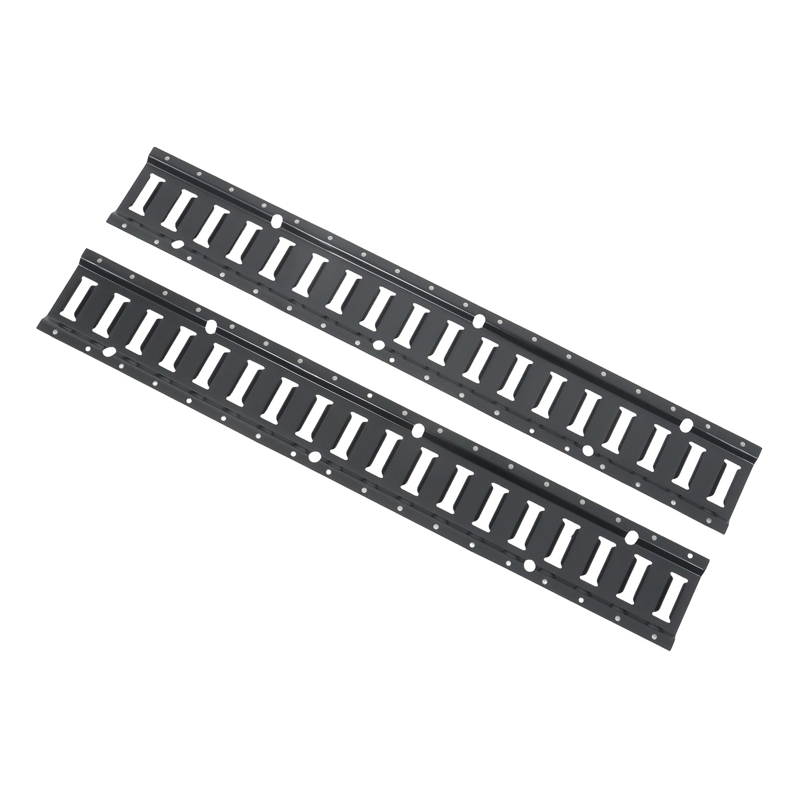 8 Pack Enclosed Trailer 3ft Powder-Coated Steel E Track Rails Tie Down