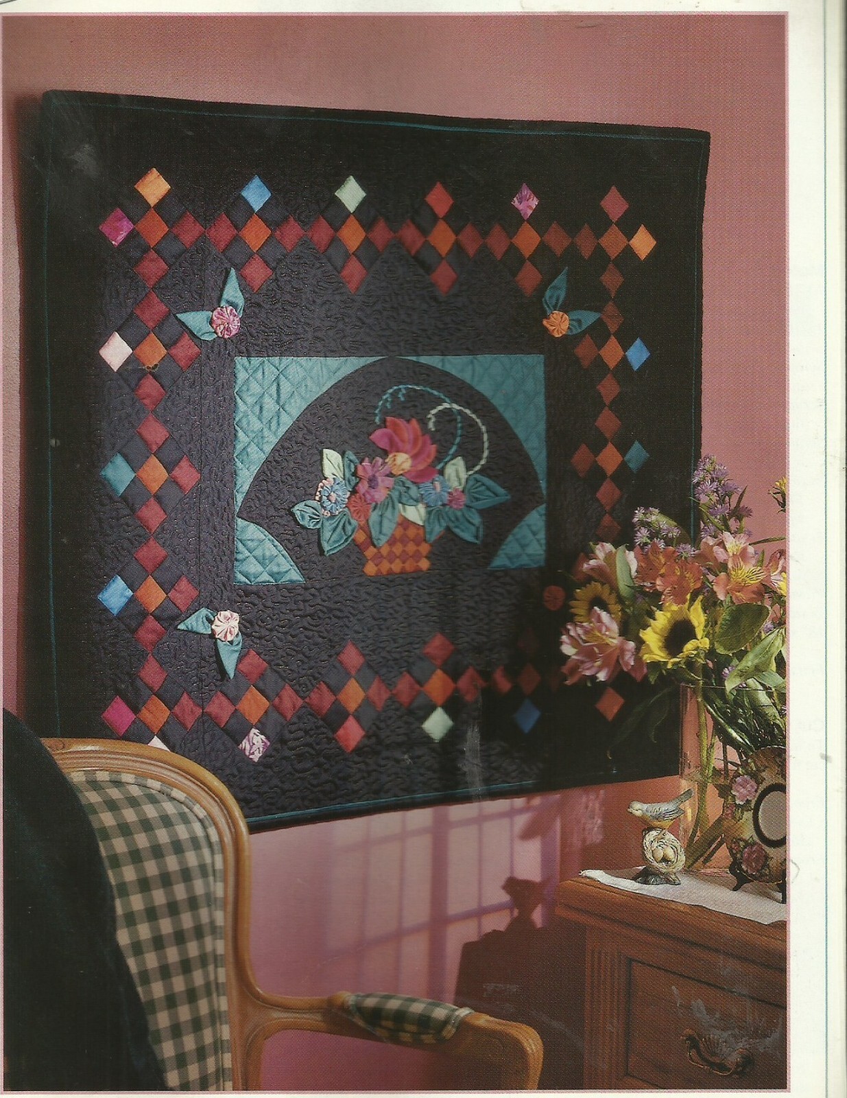 B0490 RUBY'S WOVEN SPLENDOR WALLHANGING  QUILT PATTERN/INSTRUCTIONS